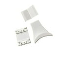 thumbnail image 1 of Elodie 2 Pieces Headphone Stand Holder Under Table Lightweight Headset Storage Rack White, 1 of 8
