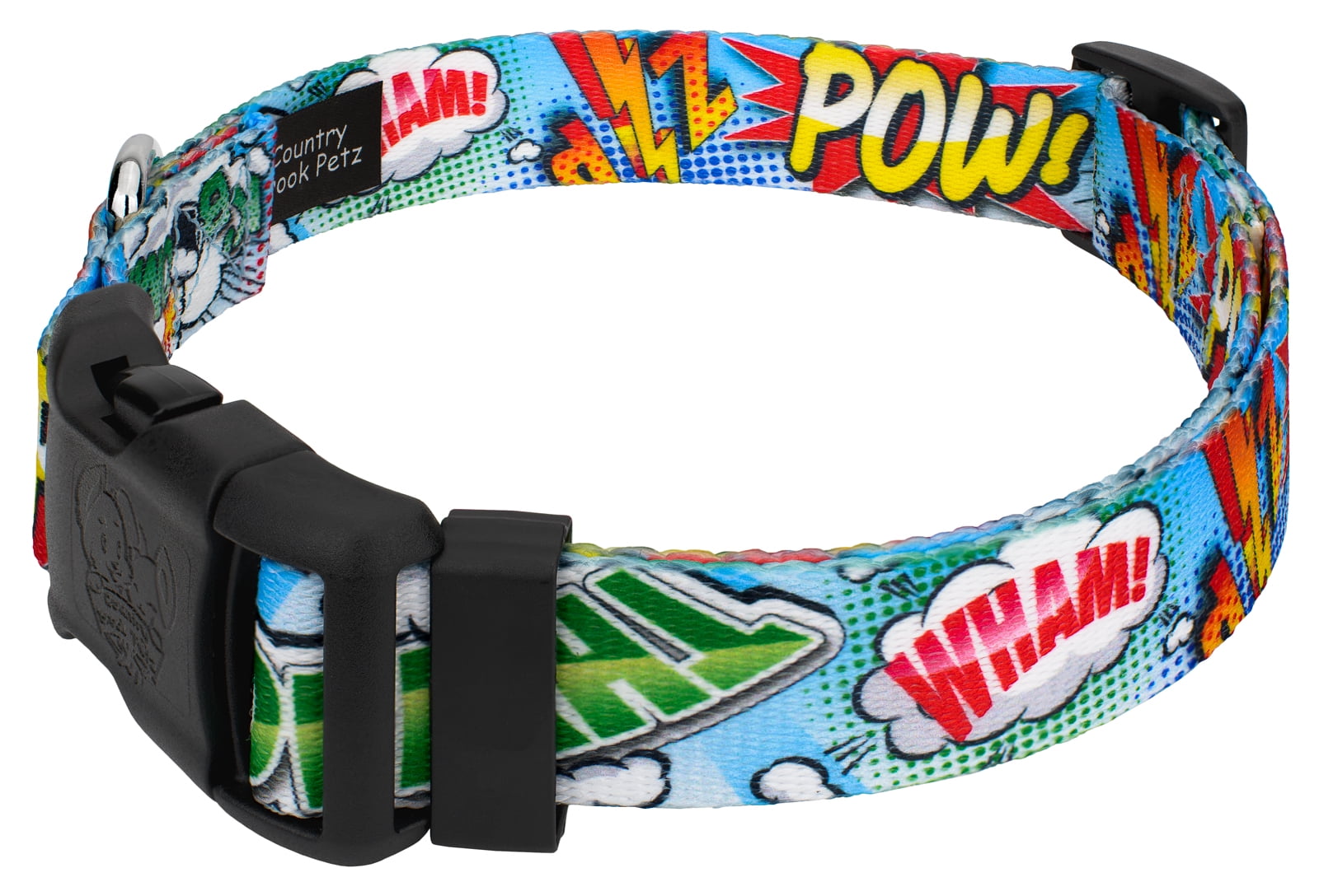 Country Brook Petz® Comic Pop Everyday Dog Collar and Leash, Small