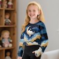 thumbnail image 4 of DISNIMO Galaxy Cat Print Long Sleeve Pullover Tops Fashion Girls Crop Tops Comfy Crewneck Cropped Sweatshirts Back to School Clothes for Teen Girls, 4 of 7