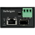 thumbnail image 3 of StarTech PoE+ Industrial Fiber to Ethernet Media Converter 30W - SFP to RJ45 - SM/MM Fiber to Gigabit Copper Mini Size IP-30 (248820), 3 of 3