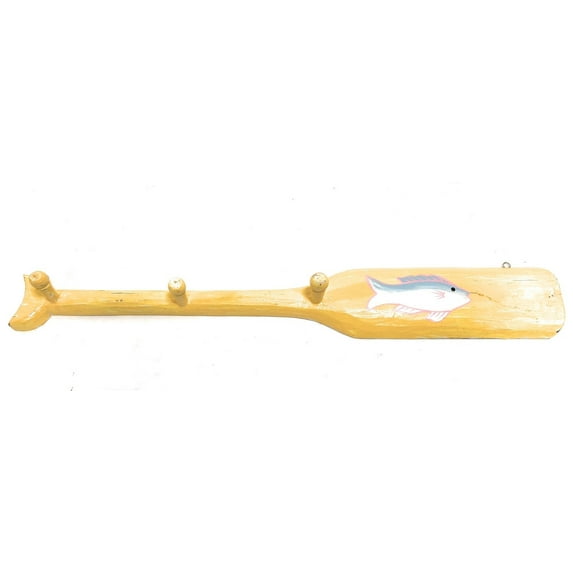 Oar Hanger 22" W/ 3 Pegs - Yellow Nautical Accessories | #ort1701755y
