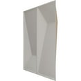 thumbnail image 4 of Ekena Millwork 11 7/8"W x 11 7/8"H Locke EnduraWall Decorative 3D Wall Panel, Bright Coat Gold (Covers 0.98 Sq. Ft.), 4 of 6