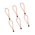 thumbnail image 1 of Langgg 6 Pcs 15cm Cordon Élastique Boule Robuste Attache Cordon Sangles de Baldaquin Orange, 1 of 7