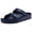 Navy, variant on Women's Slide Sandals with Adjustable Buckles Summer Arch Support Beach Sandals, Black