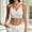Gray(New), variant on PNTUTB Bras for Women Back-Highlighting Lingerie Lace Bandeau Double-Strap Cross-Back Underwear V-Neck Pushing-Up Comfortable Anti-Sagging Bra