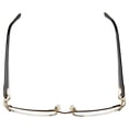 thumbnail image 3 of Versace VE 1163M 1252 Pale Gold Metal Rectangle Eyeglasses 52mm, 3 of 4