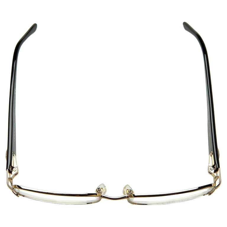 Versace Rectangle Eyeglass Frames VE 1163M 1252, Pale Gold Metal