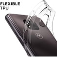 thumbnail image 4 of Clear for Moto G Power (2021) Case, Ultra [Slim Thin] Flexible Clear TPU [Scratch-Resistant] Gel Rubber Soft Skin Silicone Protective Phone Case Cover for Motorola G Power (2021) (Clear), 4 of 8