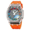 thumbnail image 2 of SKMEI 2100 Digital Sports Watch with 50M Waterproof, Dual Core Dual Display Backlight, World Time, 5 Daily Alarms, Hourly Chime, Stopwatch & Countdown Timer, Date/Week/Month Display, 12/24H Format,, 2 of 5