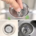 thumbnail image 4 of Kitchen Sink Strainer Stainless Steel, Kitchen Sink Drain Strainer，Sink Strainers for Kitchen Sinks, 4 of 6