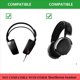 thumbnail image 2 of 2X Cojín de Tela para Almohadillas para Los Oídos Reemplazo de Orejeras para / Arctis5 / Arctis7 / Arctis9 / Arctis 1 Auriculares de Juegos, 2 of 5