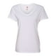 thumbnail image 1 of Camiseta con cuello en V Hanes Mujer color blanco XXL, 1 of 1