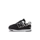 thumbnail image 4 of Zapatillas New Balance 574 V1 para bebés, color negro y plateado, con cierre de gancho, 4 of 9