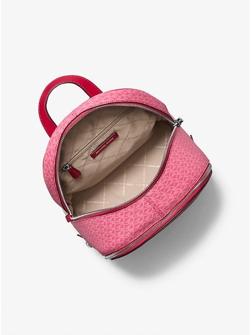 Michael Kors Rhea Medium Color-Block Signature Logo Backpack