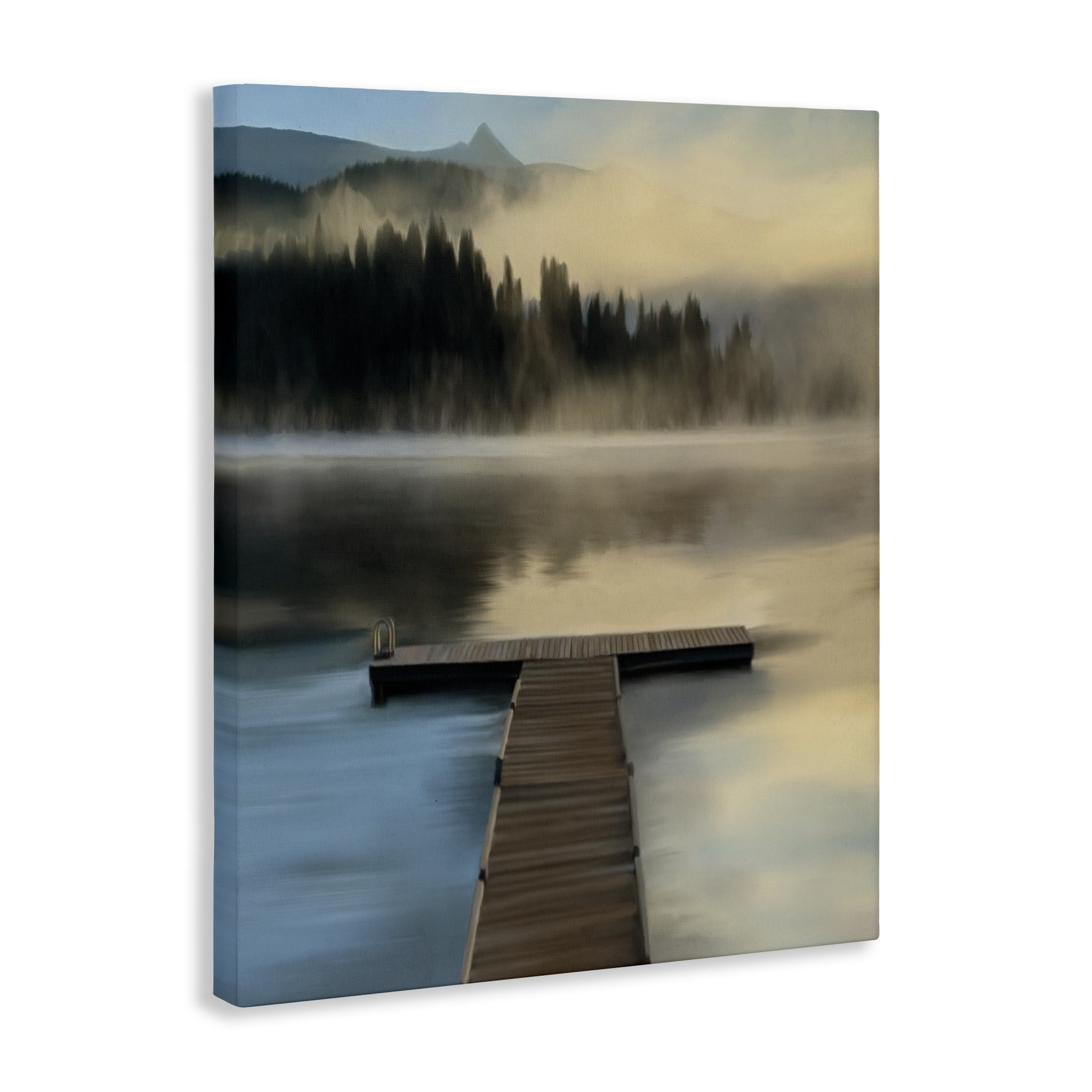 Stupell Industries Reflective Lake At Dusk Canvas Wall Art, design by Renel Peters