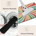 thumbnail image 6 of Groovy Retro Swirl Door Mat, Sunshine Spring Sunmer Decor Welcome Entrance Doormat, Non-Slip Carpet Rugs Floor Mat Decorative for Home/Bathroom/Kitchen/Indoor 17"x30", 6 of 6