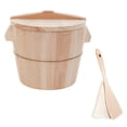 thumbnail image 4 of MasteelfCA 1 Set Home Kitchen Wooden Steamed Rice Wooden Bucket Steamed Rice Bucket, 4 of 7