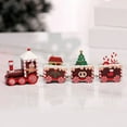 thumbnail image 1 of Adornos navideños Tren de madera de cuatro secciones Montaje DIY Decoración de ventana de escritorio Regalo del Día del Niño, 1 of 6