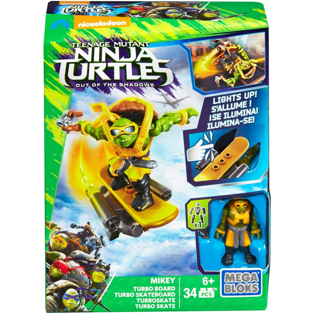Mega Bloks Teenage Mutant Ninja Turtles Out of the Shadows Mikey Board