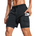 thumbnail image 1 of Shorts CRZ YOGA 2 en 1 con Forro 13 cm Secado Rápido Negro M, 1 of 6