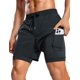 thumbnail image 1 of Shorts CRZ YOGA Hombre 2 en 1 5" Forro Secado Rápido Negro L, 1 of 6
