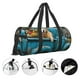 thumbnail image 3 of Balery Vintage Pickup Sunflower Dog Bolsa de Gimnasio para Mujeres y Hombres, Bolsa de Viaje Impermeable, Bolsa de Fin de Semana con Compartimento para Zapatos y Bolsillo Húmedo, 3 of 6