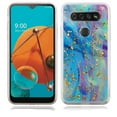 thumbnail image 2 of GSA Gold Flake Marble Candy Case for LG K51 - Colorful Galaxy, 2 of 4