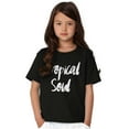 thumbnail image 5 of Tropical Soul Cute Island Vacay Vibes Crewneck T Shirts Boy Girl Teen Brisco Brands L, 5 of 6