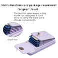 thumbnail image 3 of Dteck Wallet Case for iPhone 15 Plus, Cute Luxury Bag Design, Elegant Purse Flip Card Pouch Cover Soft PU Leather Case with Shoulder Strap,Light Purple, 3 of 6