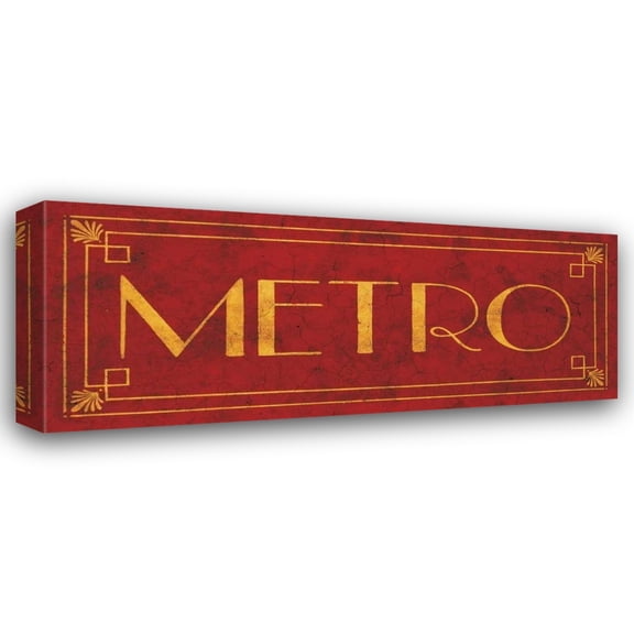 Catherine Jones 32x15 Gallery Wrapped Canvas Wall Art Titled - Metro