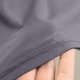 thumbnail image 5 of Pijama de manga corta para mujer, color liso, manga corta, camiseta fina con cuello en V, pijama de manga corta, blusa de poliéster para mujer, 5 of 8