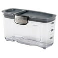 thumbnail image 2 of Drevy ProKeeper+ 3-Piece Clear Plastic Modular Airtight Pantry Cereal Food/Snack Kitchen Storage Organization Container Canister Set, 2 of 5