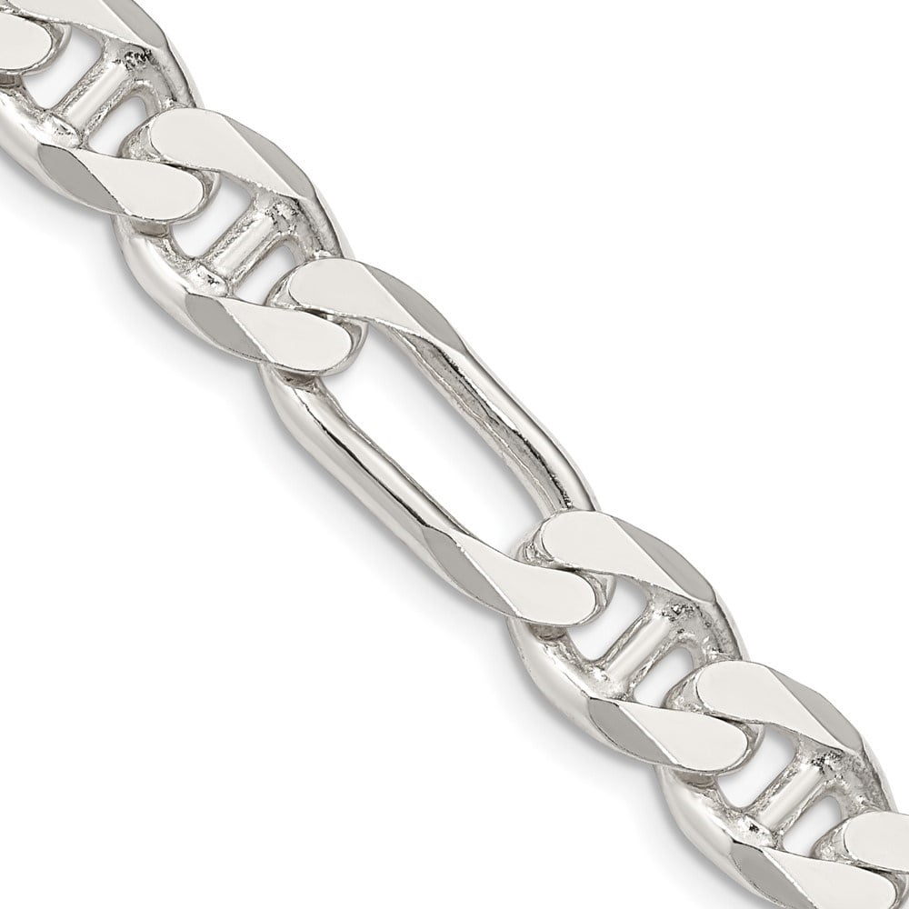 Figaro Anchor Chain Necklace 22 inch 