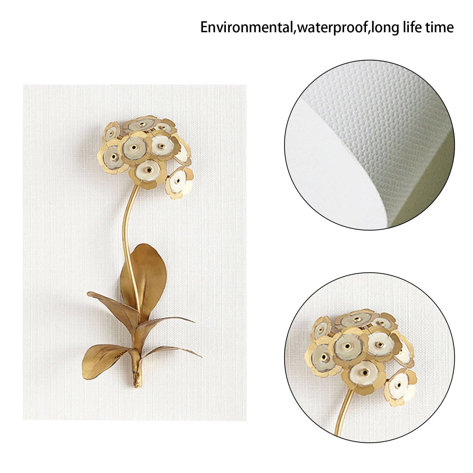 3Pcs/Set Flower Canvas Painting Wall Pictures Wall for Living Room Home Art Decor NO Frame, by SYWAN