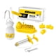 thumbnail image 1 of de Purga de e de Freno áulico de Lujo, Botellas de Inyector de Purga, Juego de Mangueras de Embudo, de Purga de Frenos de Disco, Herr Adaptador de plástico Lite Macarena Kits de purga de aceite de freno de bicicleta, 1 of 5