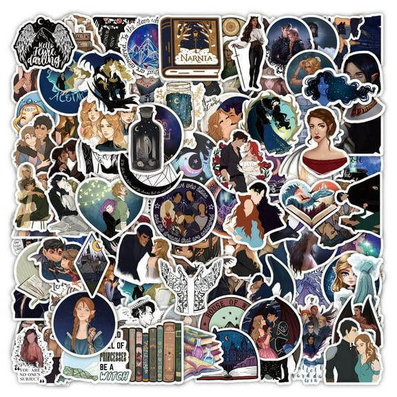 100Pcs Acotar Merchandise Stickers for Kids Gifts Water Bottle Cup Laptop Guitar Car Bike Skateboard Luggage Box Waterproof