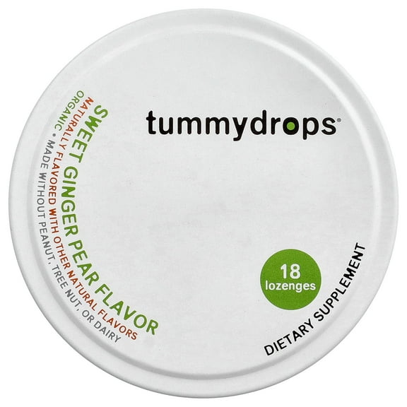 Tummydrops Sweet Ginger Pear, 18 Drops