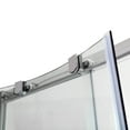 thumbnail image 5 of Dreamwerks Monaco 38 in. W X 38 in. D X 75 in. H Round Shower Stall Kit with Base and Walls in Chrome, 5 of 12