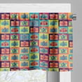 thumbnail image 3 of Ambesonne Retro Valance Pack of 2, Colorful Cameras in Squares, 42"X18", Multicolor, 3 of 5