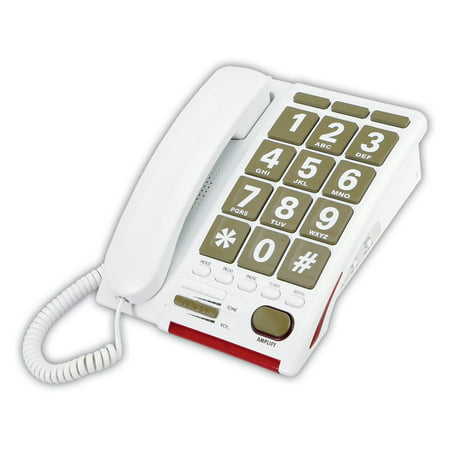 Serene Jumbo Key 55dB Amplified Phone for the Hearing (Best Mobile Phone For Hearing Impaired)