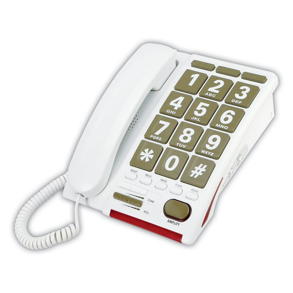 Serene Jumbo Key 55dB Amplified Phone for the Hearing Impaired