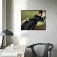 thumbnail image 3 of After The Dance Aesthetic Poster, Roman Casas Young On Green Sofa Canvas Wall Art, Famous Female Oil Print Painting, Wall Decor, 3 of 4