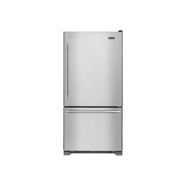 Maytag MBF1958FEZ Refrigerator/freezer bottomfreezer freestanding niche width 30 in