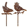 thumbnail image 6 of MOMOJIA Garden Decors for Outside Metal Rusted Decorative Garden Stakes, 6 of 13