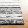thumbnail image 5 of SAFAVIEH Kilim Adam Striped Polyester Area Rug, Ivory/Black, 5' x 8', 5 of 10