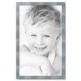 thumbnail image 2 of ArtToFrames 28" x 46" Light Silver Picture Frame, 28x46 inch Silver Wood Poster Frame (WOM-4827), 2 of 7