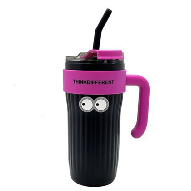 de Café Grande Vaso de Vacío Botella de Coche de Bebida de Hielo de Acero Inoxidable Aislada para Deportes Al Aire Libre,A