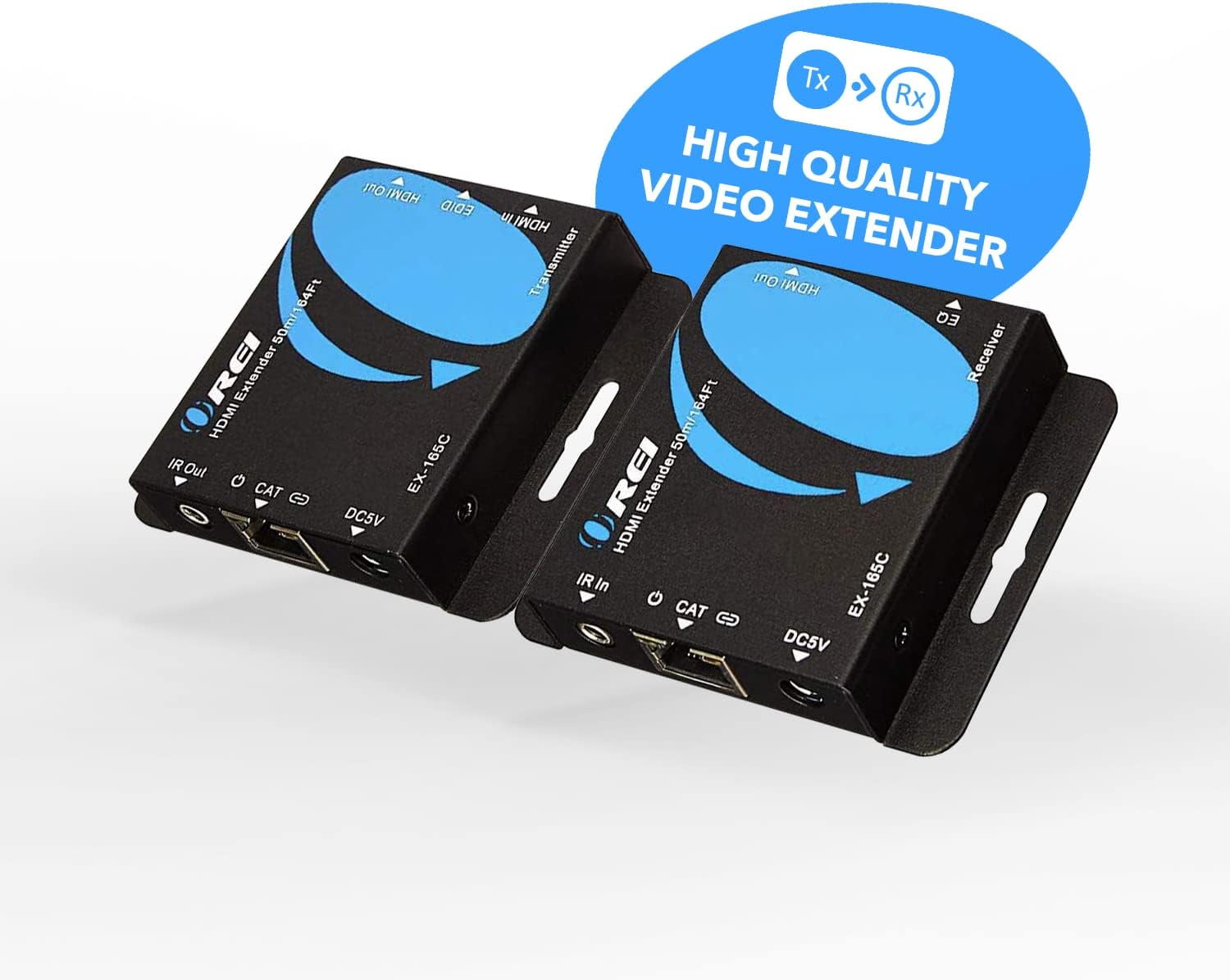 1080p HDMI Extender Over CAT6/7 Cables Upto 165 Ft With IR Control (EX-165C)