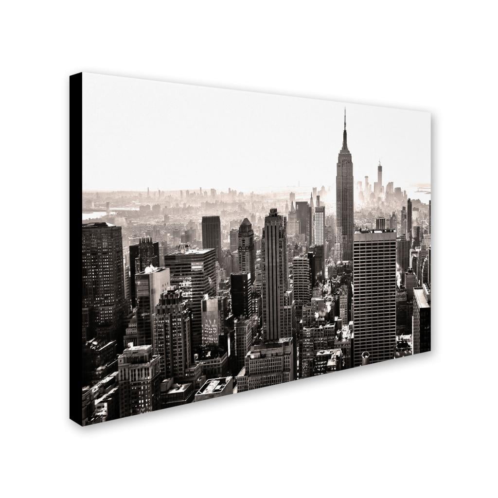 Trademark Fine Art "Manhattan" Canvas Art by CATeyes