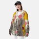 thumbnail image 3 of Balery Floral Sunglasses Cat Art Sudadera ligera de manga larga con capucha y protección solar UPF 50+ para hombre y mujer, ideal para pesca y running-3X-Large, 3 of 7
